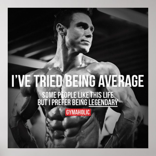 Poster Motivação de Workout (Frente)