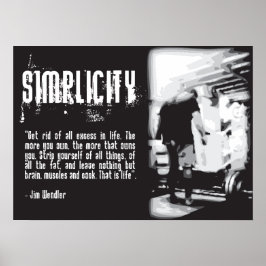 Poster Motivação de Workout