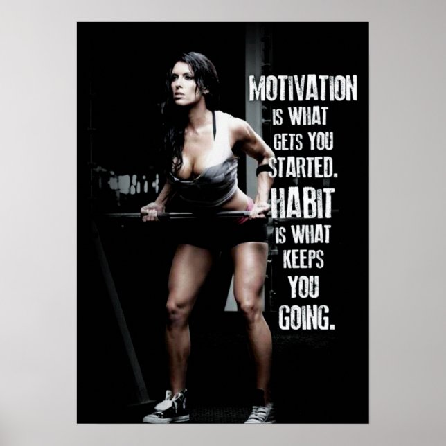 Poster Motivação de Workout (Frente)
