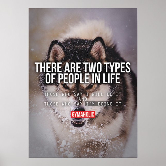 Poster Motivação de Workout (Frente)