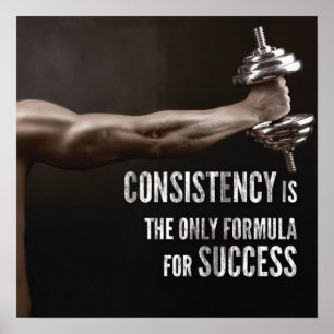 Póster Motivação de Workout