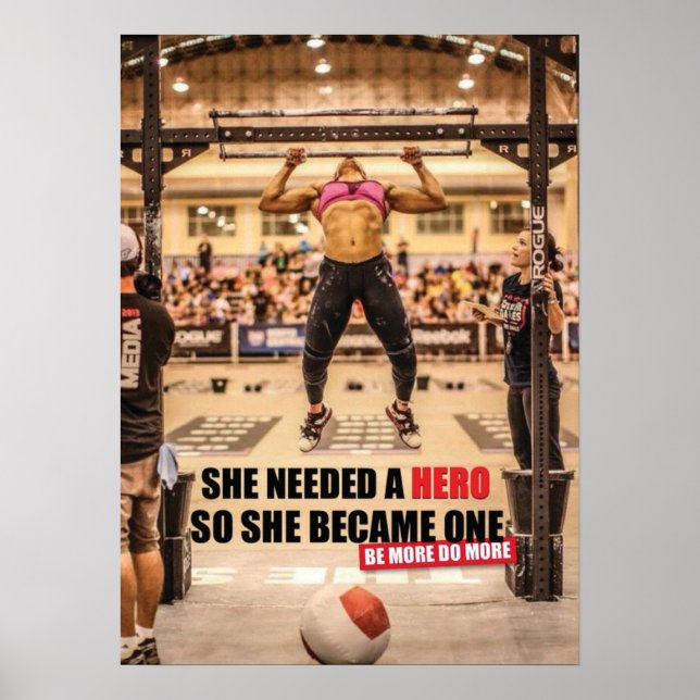 Póster Motivação de Workout (Frente)