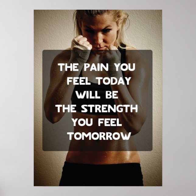 Poster Motivação de Workout (Frente)