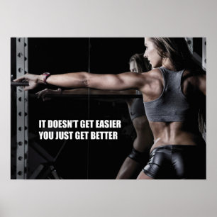 Póster Motivação de Workout