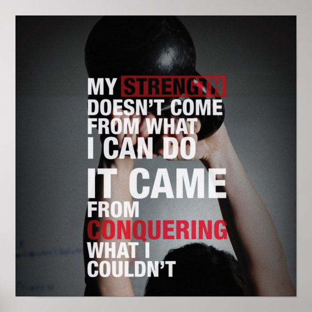 Póster Motivação de Workout (Frente)