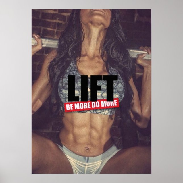 Póster Motivação de Workout (Frente)