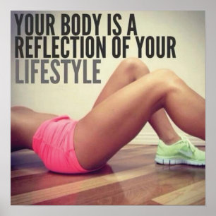 Poster Motivação de Workout