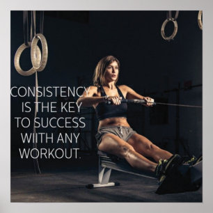 Poster Motivação de Workout