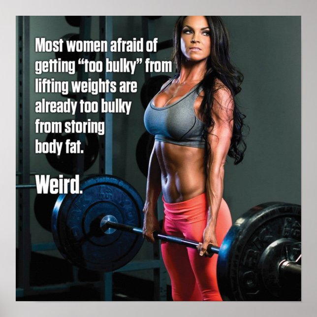 Póster Motivação de Workout (Frente)