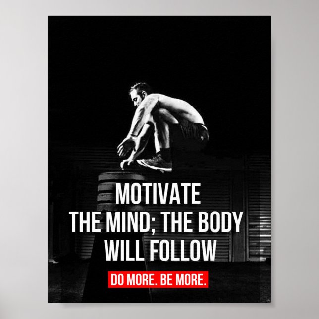 Poster Motivação de Workout (Frente)
