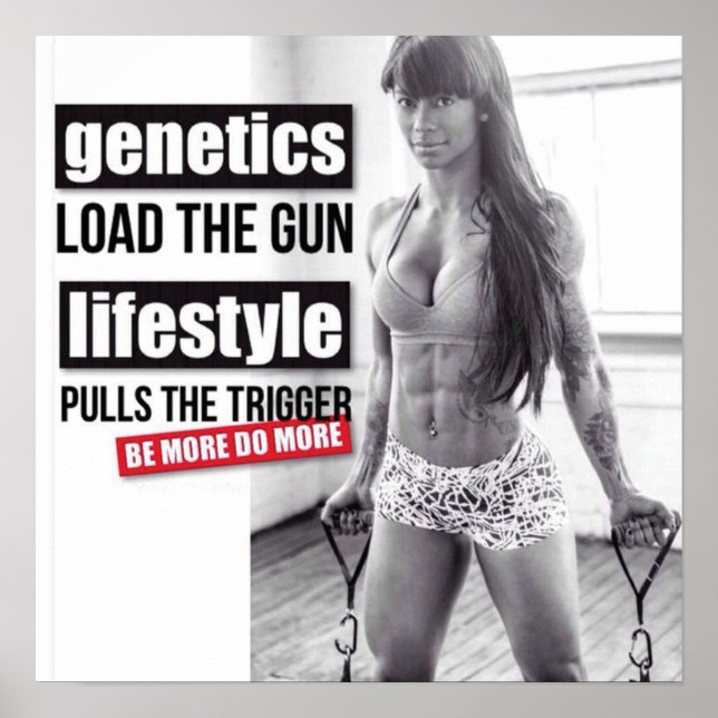 Poster Motivação de Workout (Frente)