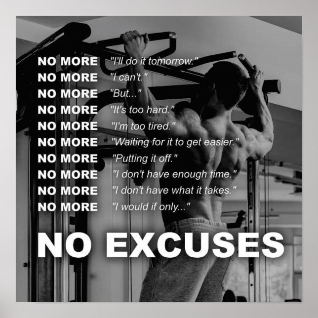 Poster Motivação de Workout (Frente)