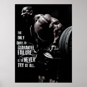 Poster Motivação de Workout
