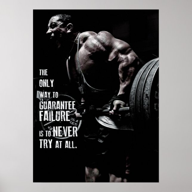 Poster Motivação de Workout (Frente)