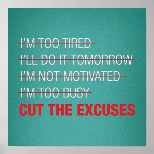Póster Motivação de Workout (Frente)