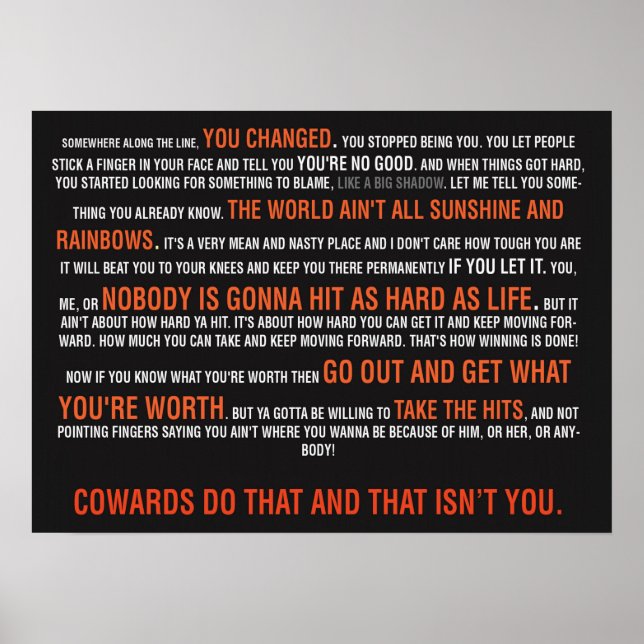 Poster Motivação de Workout (Frente)