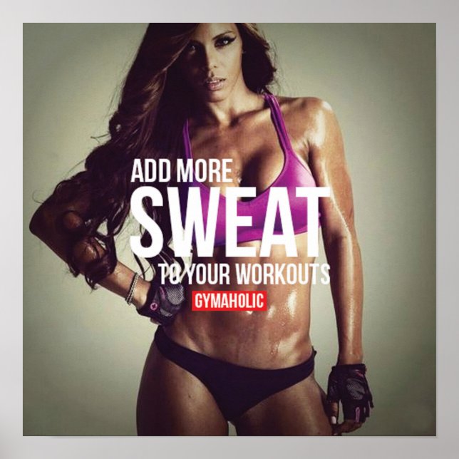Poster Motivação de Workout (Frente)