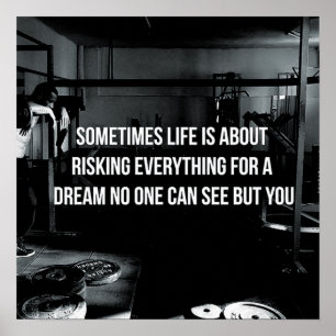 Póster Motivação de Workout