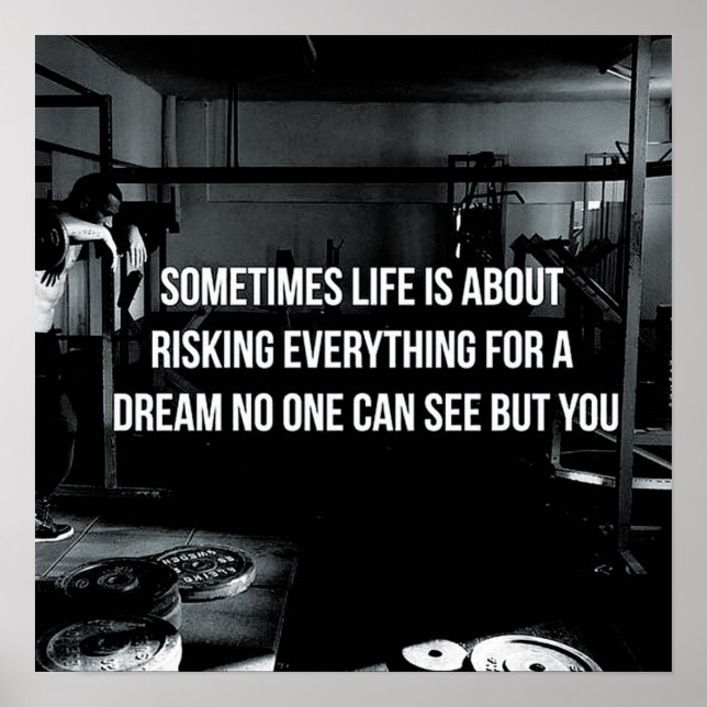 Póster Motivação de Workout (Frente)