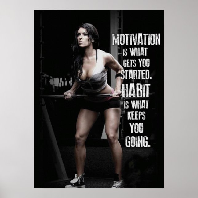 Póster Motivação de Workout (Frente)