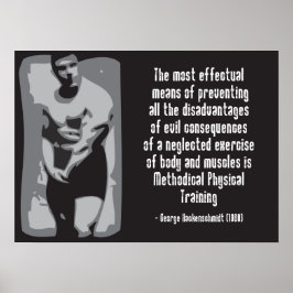 Póster Motivação de Workout