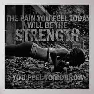 Poster Motivação de Workout