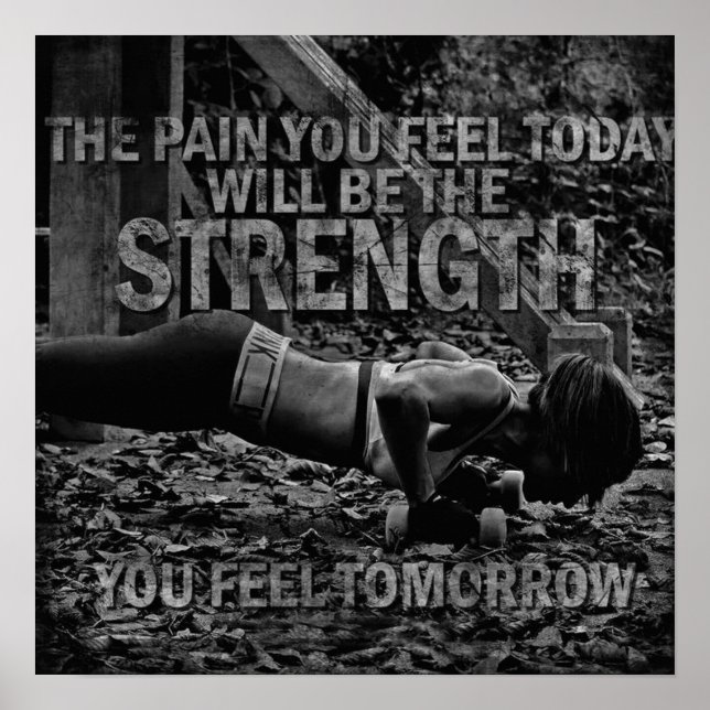 Poster Motivação de Workout (Frente)