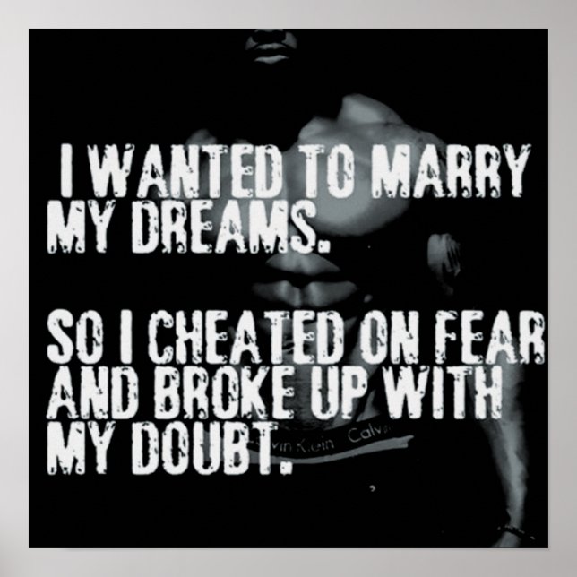 Póster Motivação de Workout (Frente)