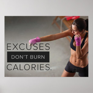 Poster Motivação de Workout