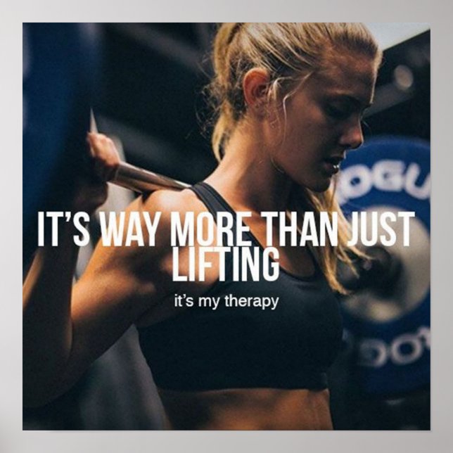 Poster Motivação de Workout (Frente)