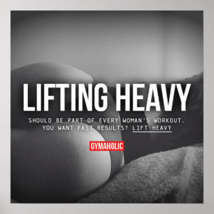 Póster Motivação de Workout