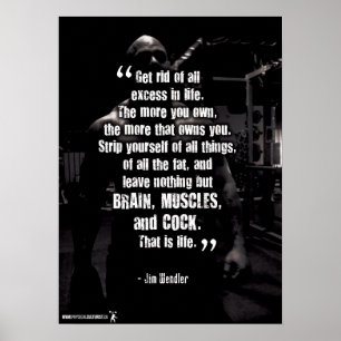 Poster Motivação de Workout