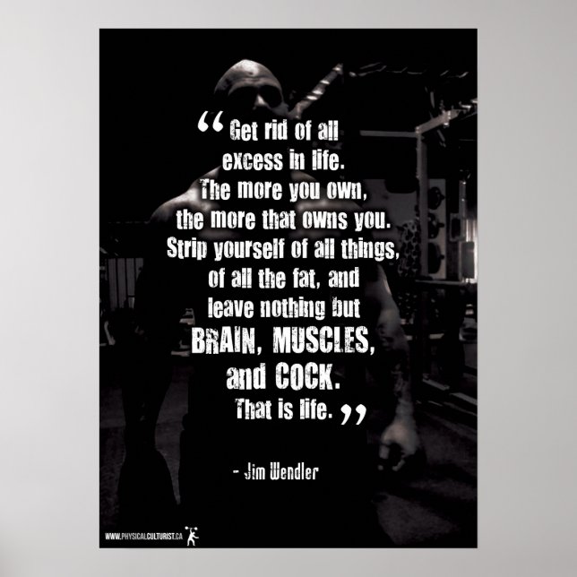 Poster Motivação de Workout (Frente)