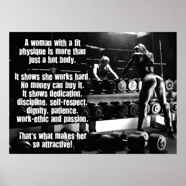 Póster Motivação de Workout (Frente)