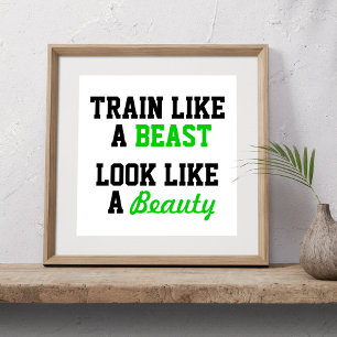 Póster Motivação de Workout