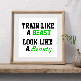 Póster Motivação de Workout