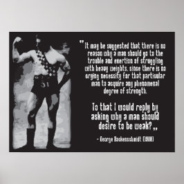 Poster Motivação de Workout