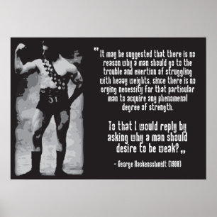 Poster Motivação de Workout