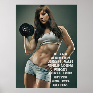 Poster Motivação de Workout