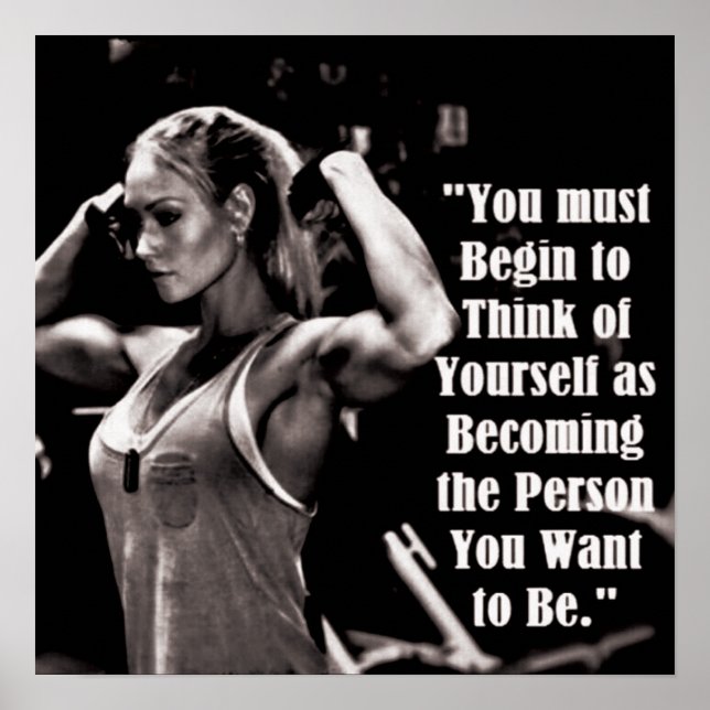 Póster Motivação de Workout (Frente)