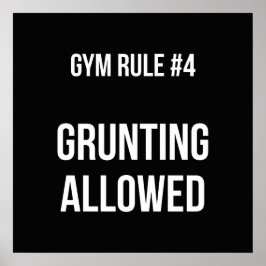 Poster Motivação de Workout