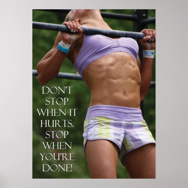 Poster Motivação de Workout (Frente)