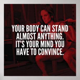 Poster Motivação de Workout