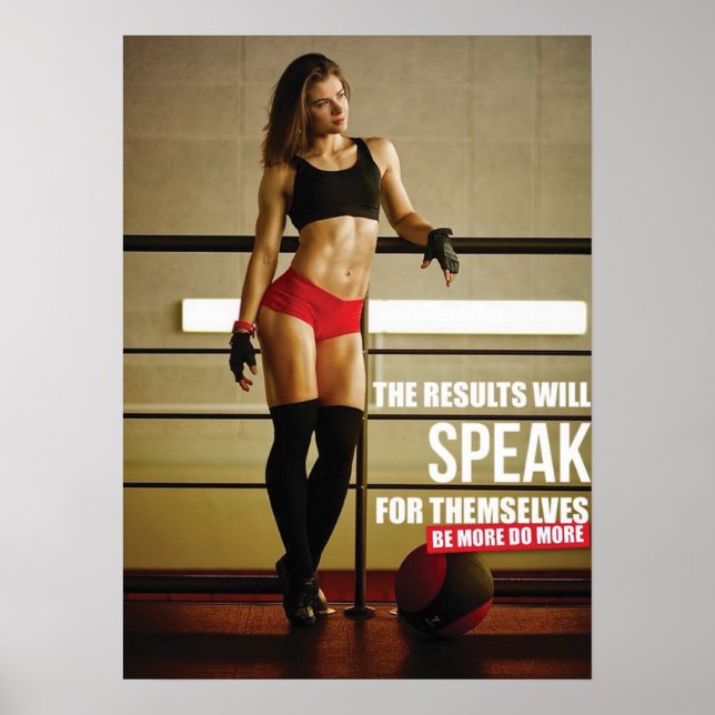 Poster Motivação de Workout (Frente)