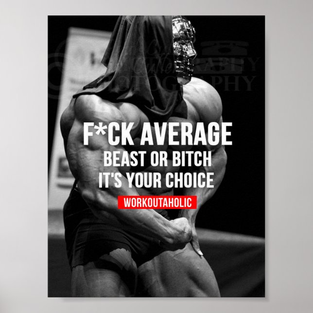 Poster Motivação de Workout (Frente)