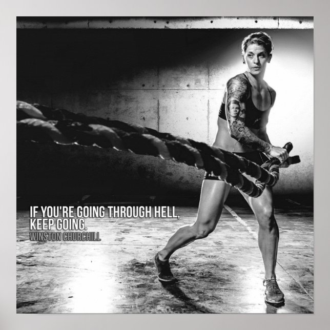 Póster Motivação de Workout (Frente)