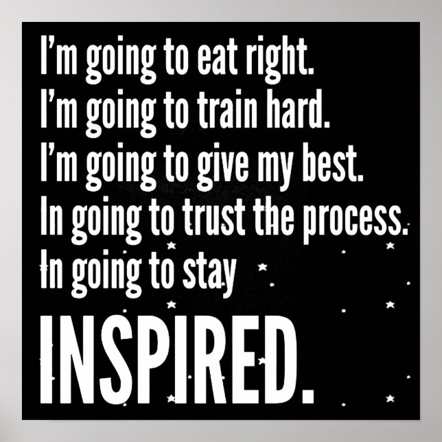 Póster Motivação de Workout (Frente)