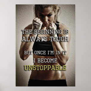 Poster Motivação de Workout