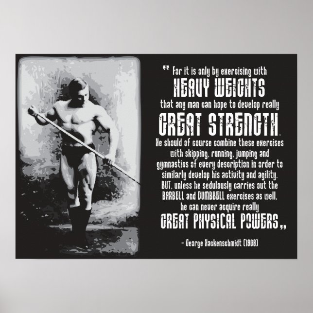 Póster Motivação de Workout (Frente)