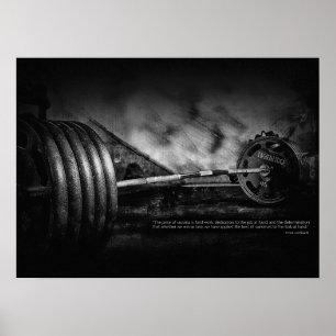Póster Motivação de Workout